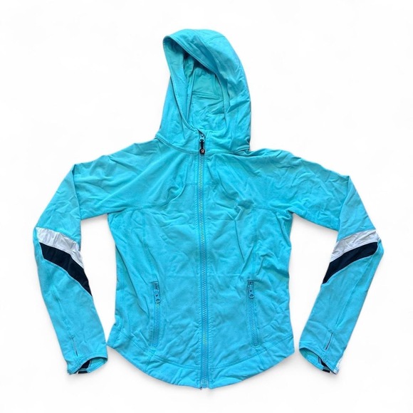 lululemon athletica Jackets & Blazers - Lululemon Half Moon Jacket Angel Blue Size 8